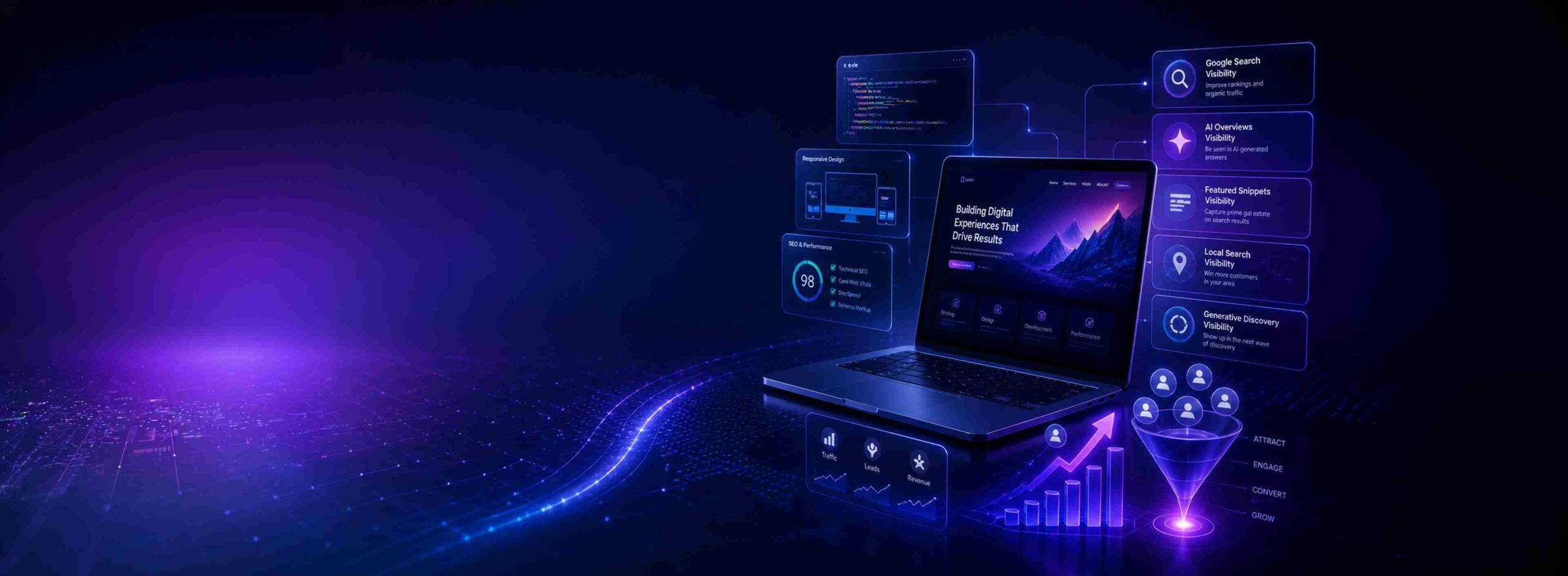 WEB DESIGN & DEVELOPMENT BANNER